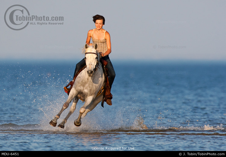 Girl Horseback Riding