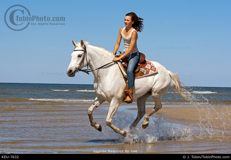 Girl Riding Horse
