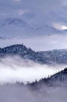 Alaska Winter Mountains