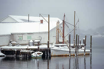 Boats and Snow