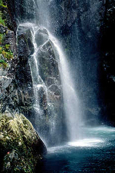 Coastal Alaska Waterfall